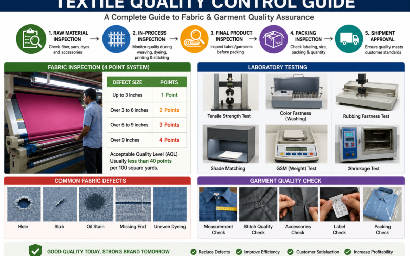 Textile Quality Control Guide: Fabric, Garment & Textile Inspection Standards