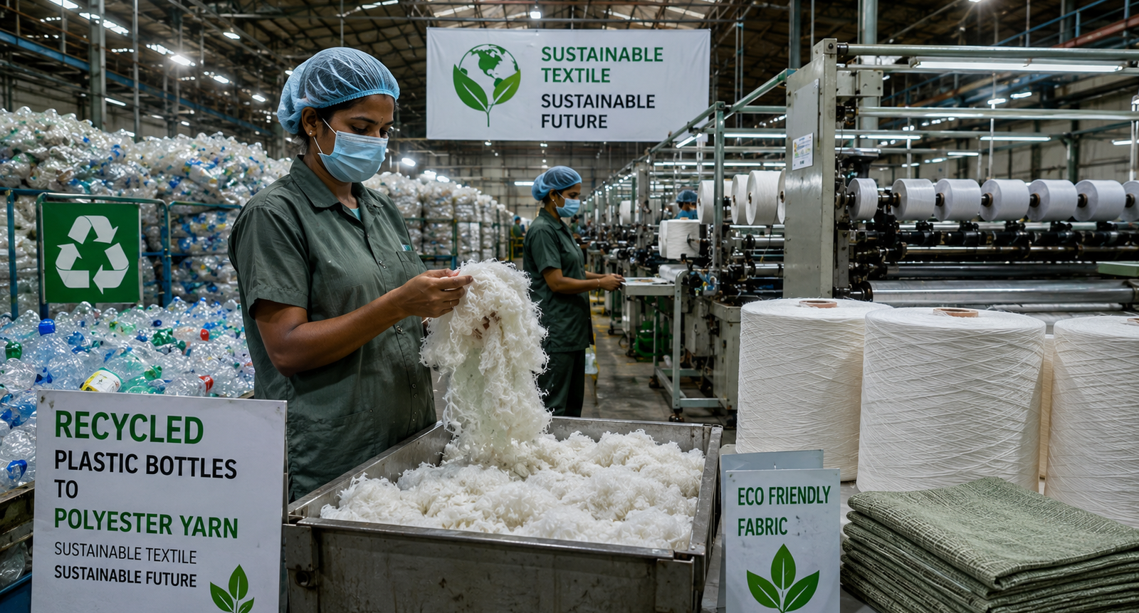 Recycled Polyester Yarn from Plastic Waste: How India’s Textile Industry Is Driving Sustainable Innovation in 2026
