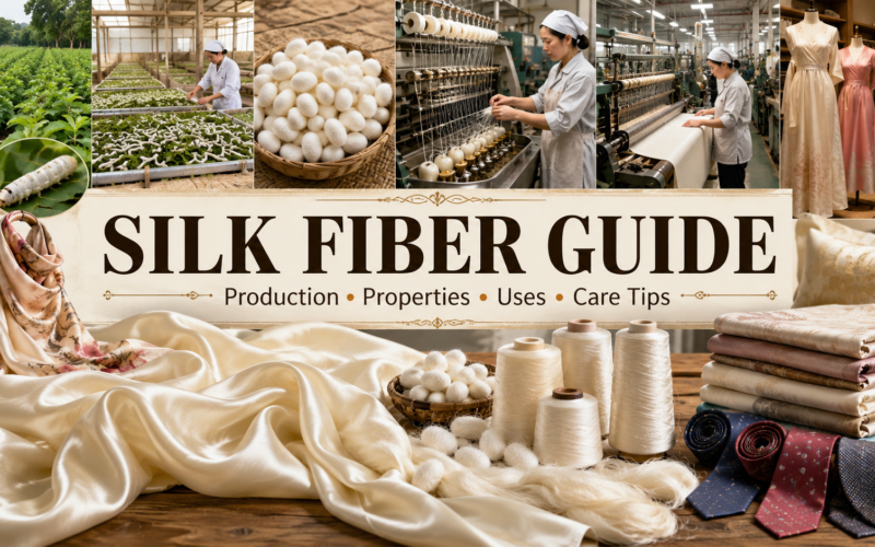 Silk Fiber: Complete Guide to Production, Properties, Uses, and Care