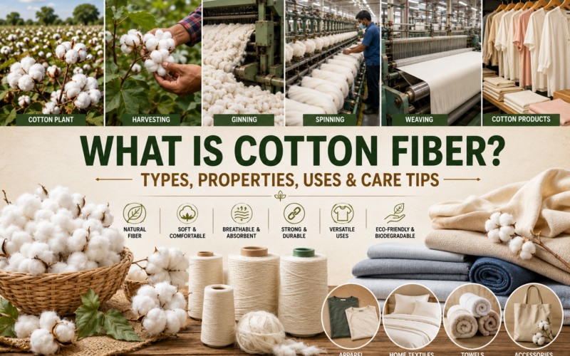 What Is Cotton Fiber? Types, Properties, Uses and Care Guide