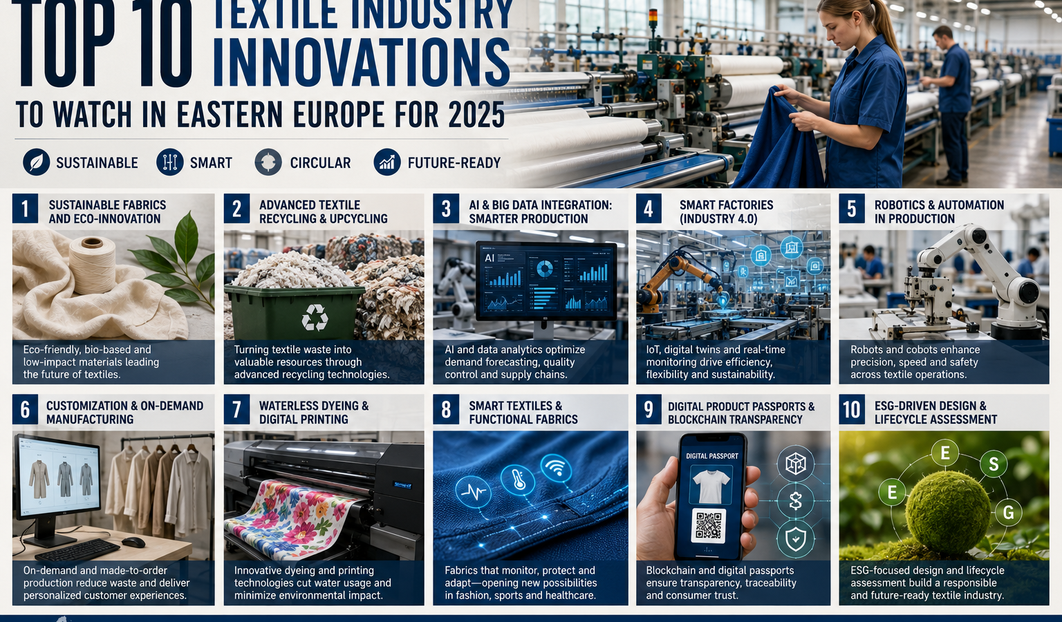 Top 10 Textile Industry Innovations Transforming Eastern Europe in 2025