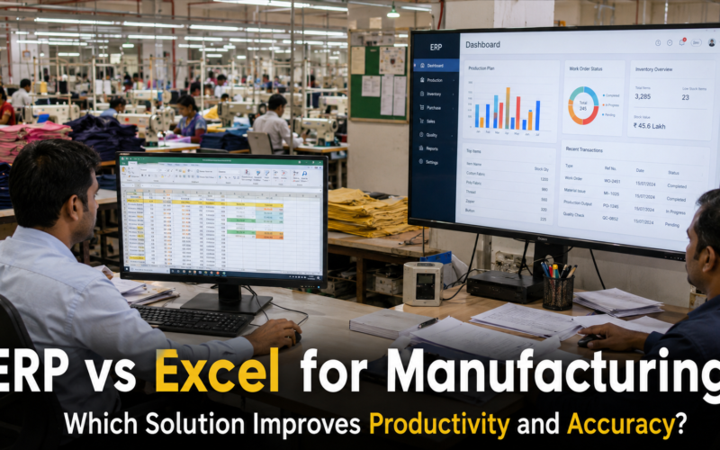 ERP vs Excel for Manufacturing: Which Is Best for You?