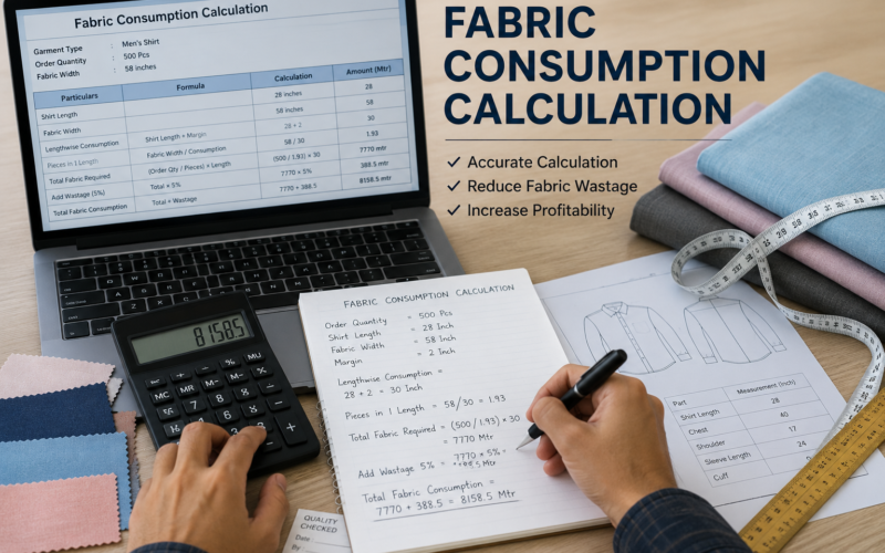 How to Calculate Fabric Consumption for Garments: Formulas, Examples & Quick-Reference Guide