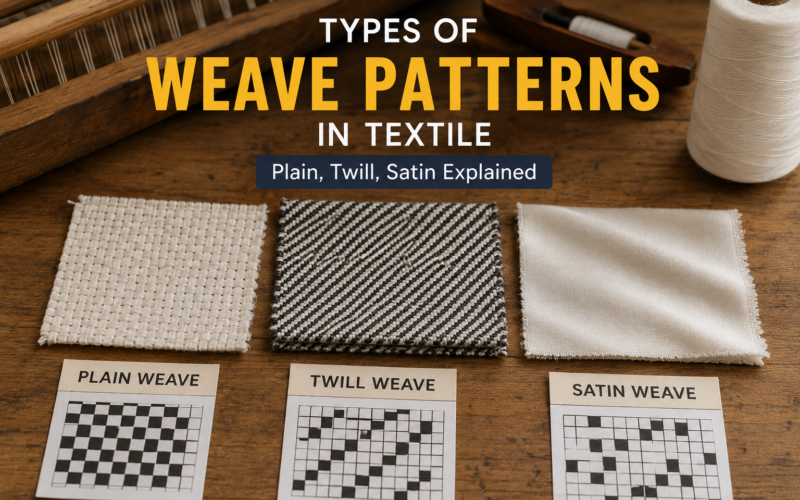 Types of Weave Patterns in Textile: Plain, Twill, Satin and Everything In Between