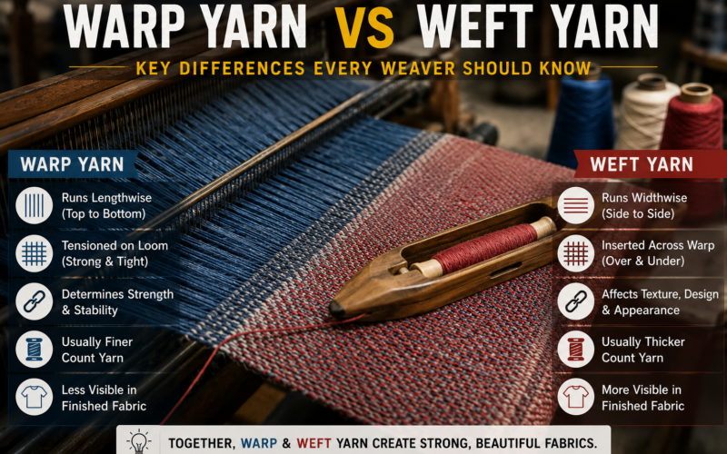 Warp Yarn vs Weft Yarn: Key Differences Every Weaver Should Know