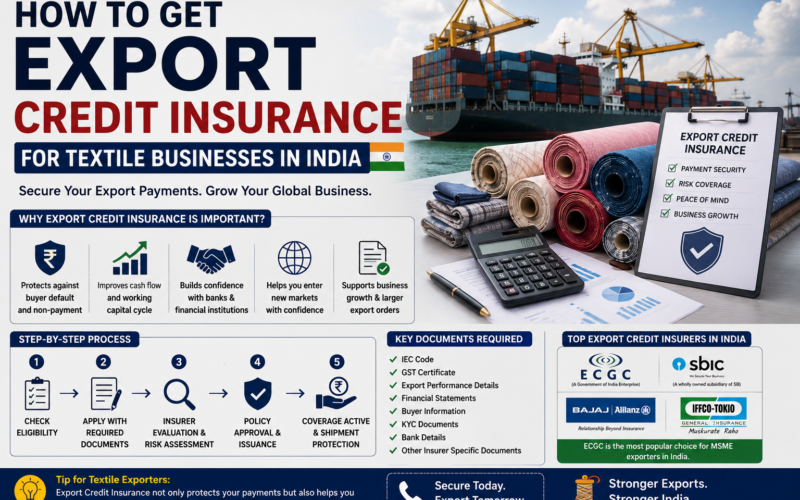 How to Get Export Credit Insurance for Textile Businesses in India