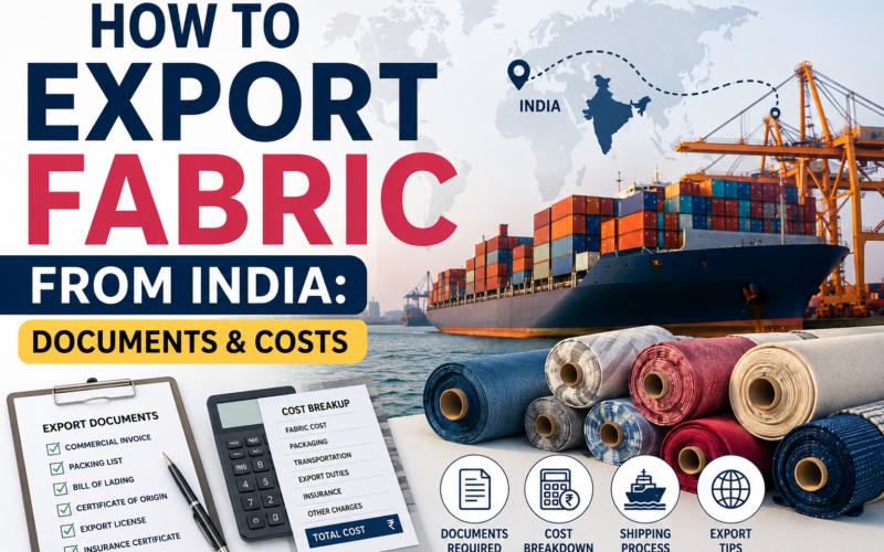 How to Export Fabric from India: Documents & Costs
