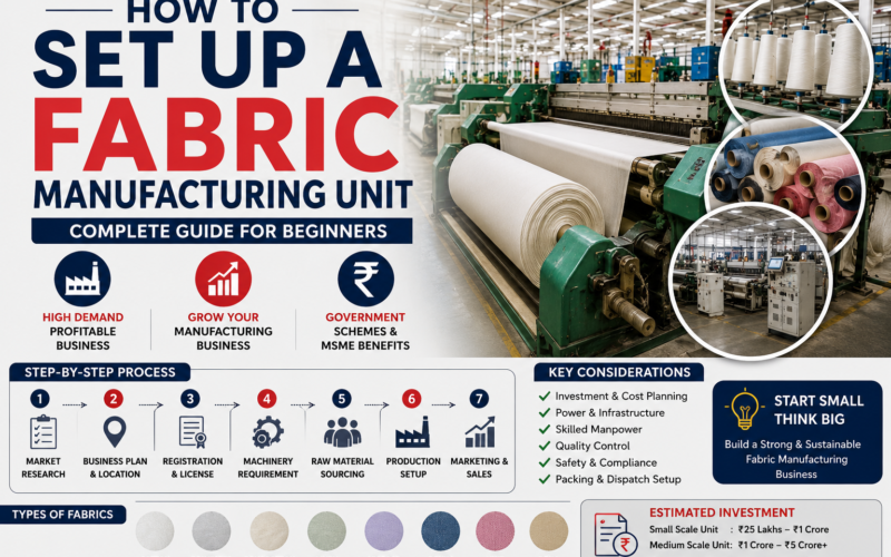 How to Set Up a Fabric Manufacturing Unit