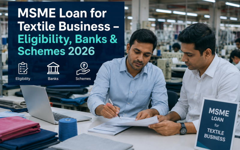 MSME Loan for Textile Business – Eligibility, Banks & Schemes 2026