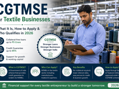 CGTMSE for Textile Businesses – What It Is, How to Apply & Who Qualifies in 2026