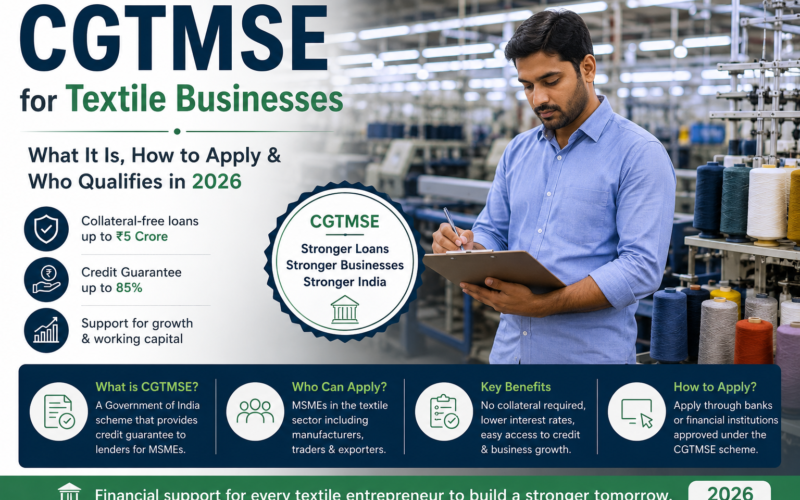 CGTMSE for Textile Businesses – What It Is, How to Apply & Who Qualifies in 2026