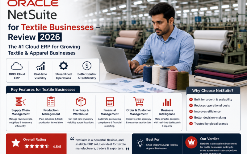 Oracle NetSuite for Textile Businesses – Honest Review 2026