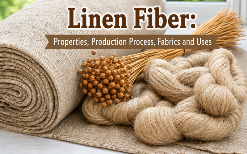 Flax Fiber (Linen): Properties, Manufacturing Process, Uses, Advantages, and Care Guide